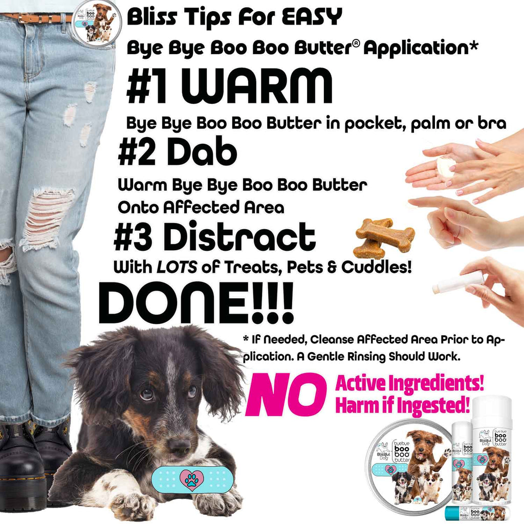 3 Cute Puppies Boo Boo Butter by The Blissful Dog