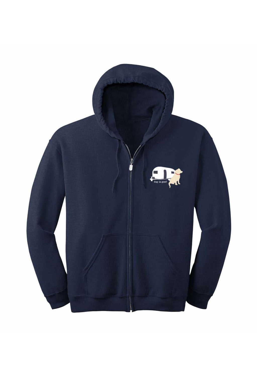 Zip Hoodie: Never RV Alone