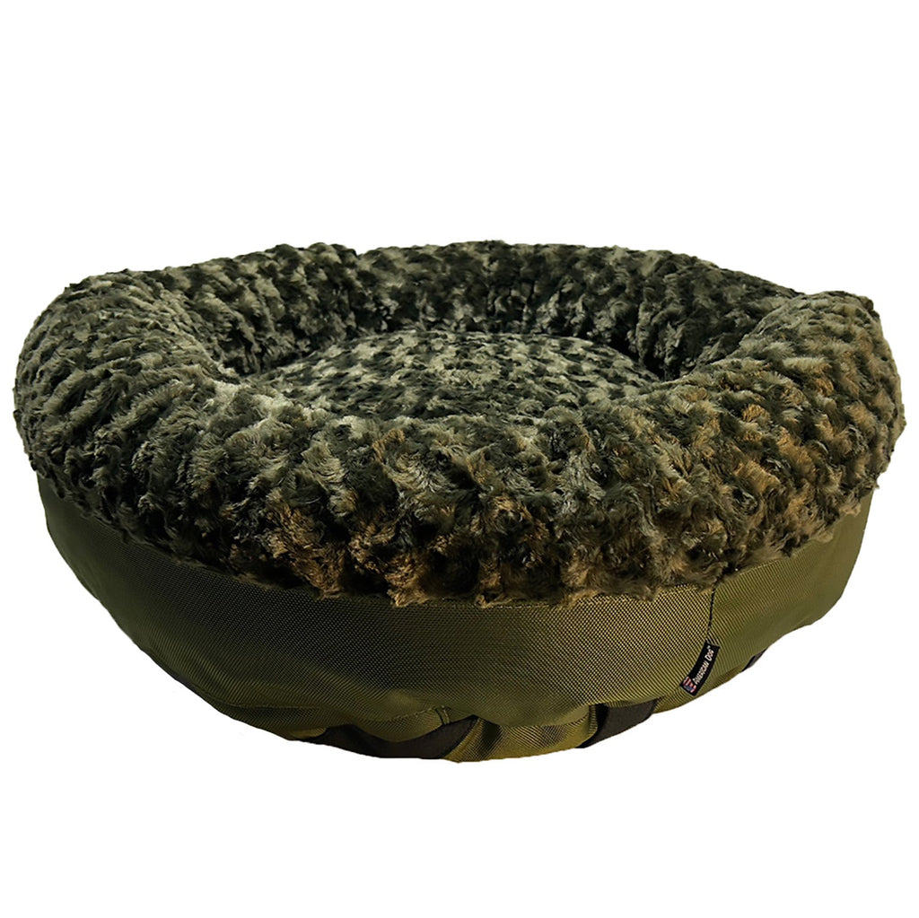 Dog Bed - Round Bolstered Furvana™ by American Dog