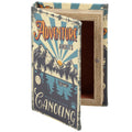 Adventure Awaits Canoeing Book Box | Outdoor-Themed Book Shaped Storage Stash Trinket Box by The Bullish Store