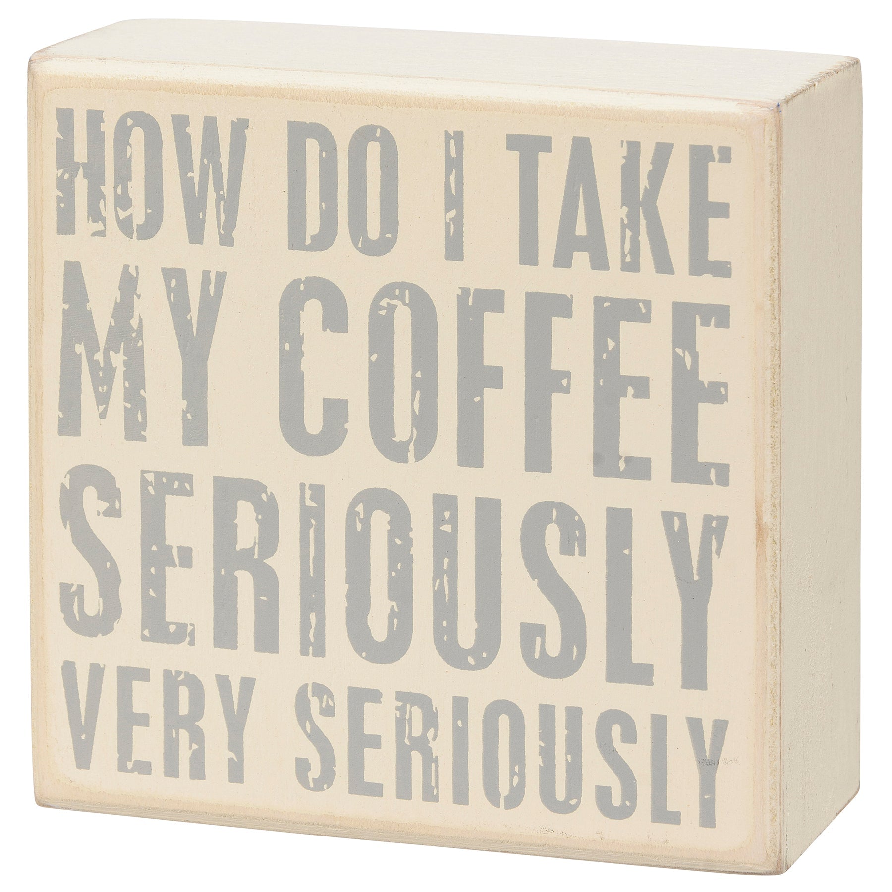 After Coffee Box Sign Set | Wall Desk Display Gift Set | 4" x 4" | Gift for Her by The Bullish Store