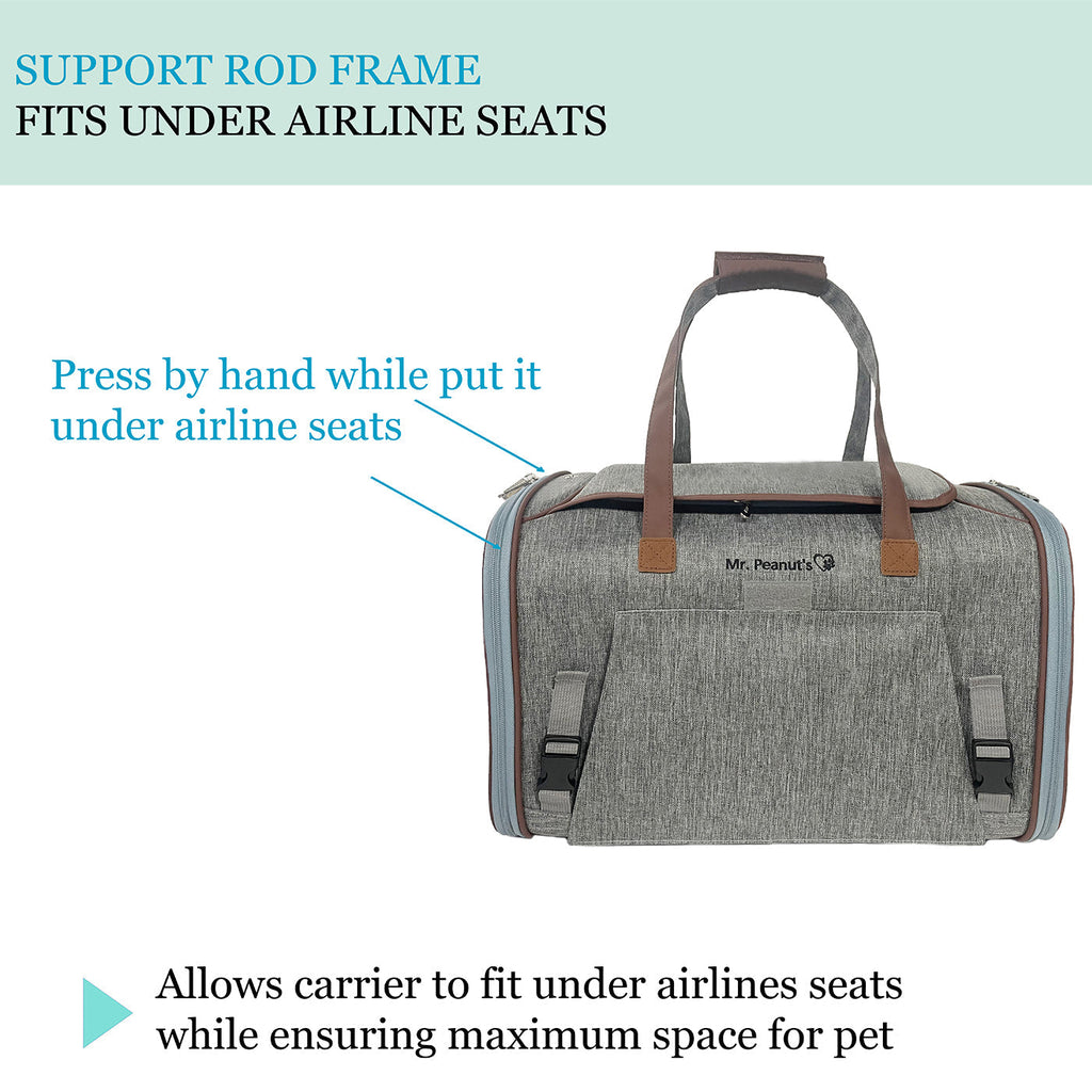 Mr. Peanut's Gold Series Standard Size Airline Compliant Expandable Pet Carrier V3.0 by Mr. Peanut's Pet Carriers