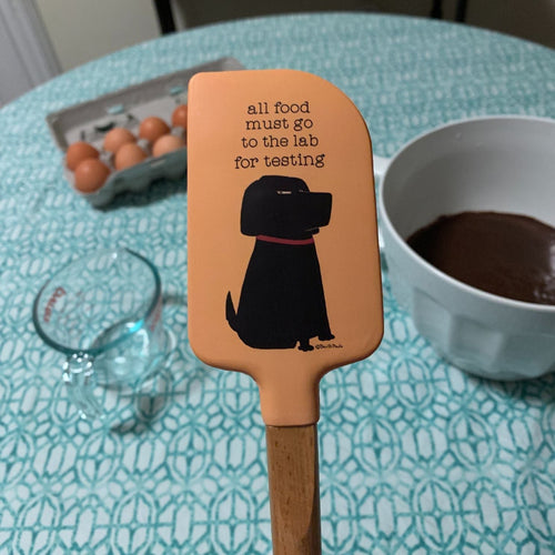 All Food to the Lab For Testing Dog Lover Spatula | Cute Dog Lover Kitchen Gift by The Bullish Store