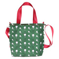 Army Green "Angry Little Girls F@*K F@*K F@*K" Pattern Tote Cross Body | Sling Handbag | 38" x 32" by The Bullish Store