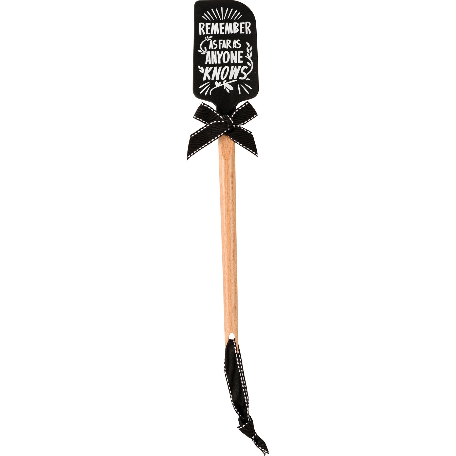 As Far As Anyone Knows We Are A Nice And Normal Family Spatula With A Wooden Handle by The Bullish Store
