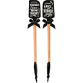 As Far As Anyone Knows We Are A Nice And Normal Family Spatula With A Wooden Handle by The Bullish Store