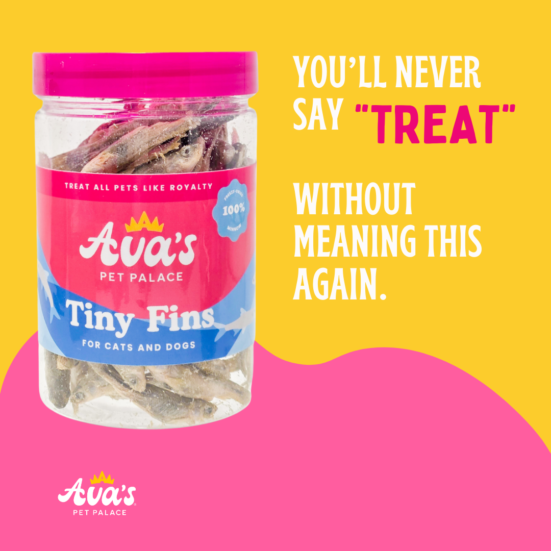 Freeze Dried Minnows - Tiny Fins by Ava's Pet Palace
