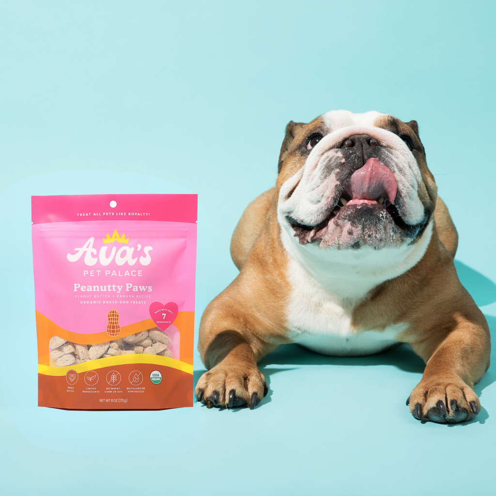 Organic Baked Dog Treats - Peanutty Paws by Ava's Pet Palace