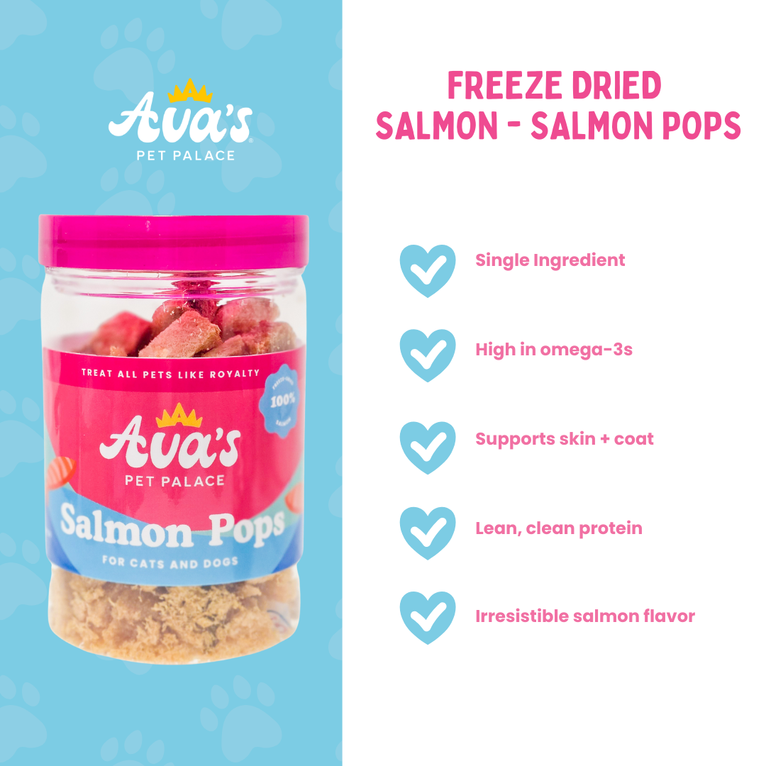 Freeze Dried Salmon - Salmon Pops by Ava's Pet Palace