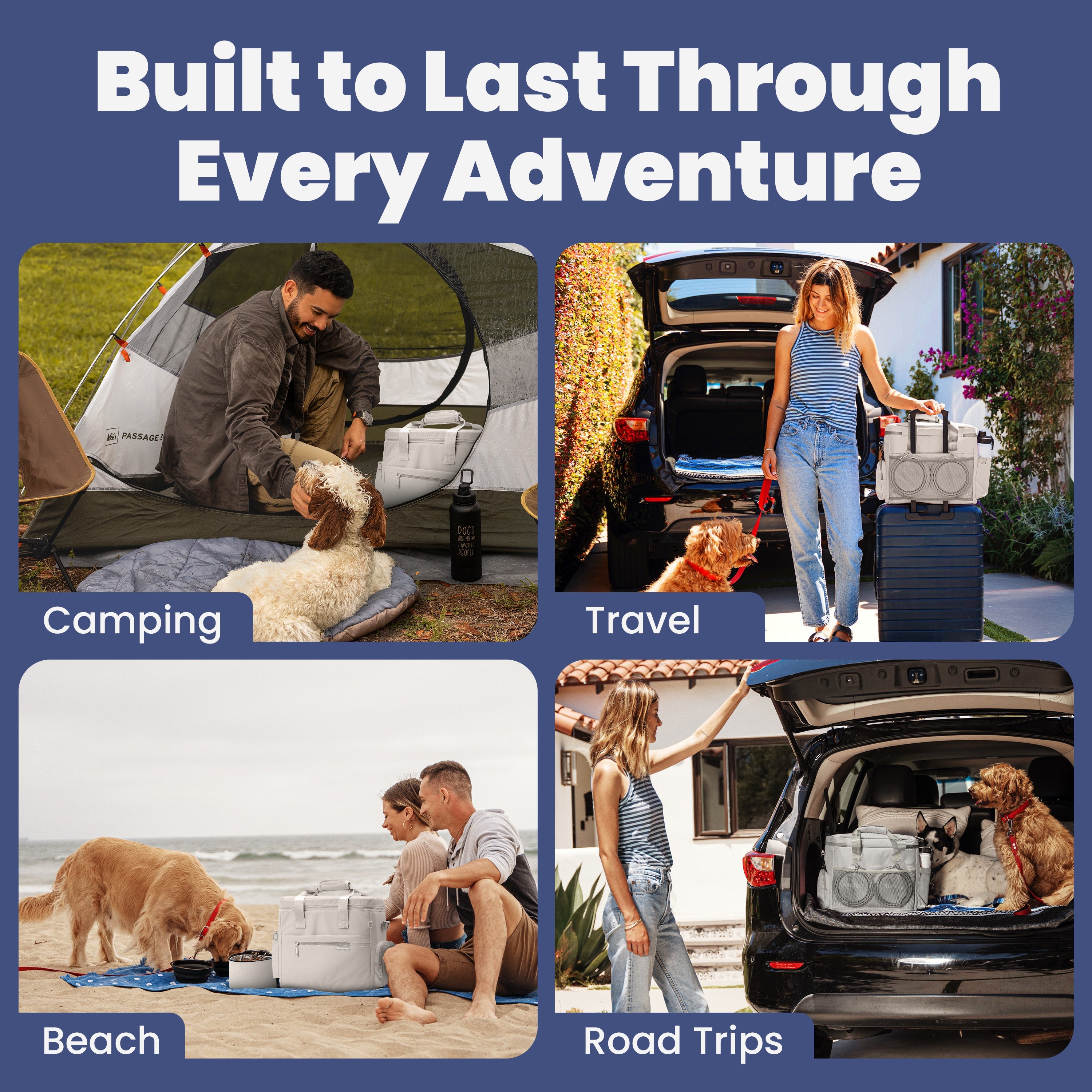 The Original Doggy Bag™ Dog Travel Bag for Supplies by Rubyloo