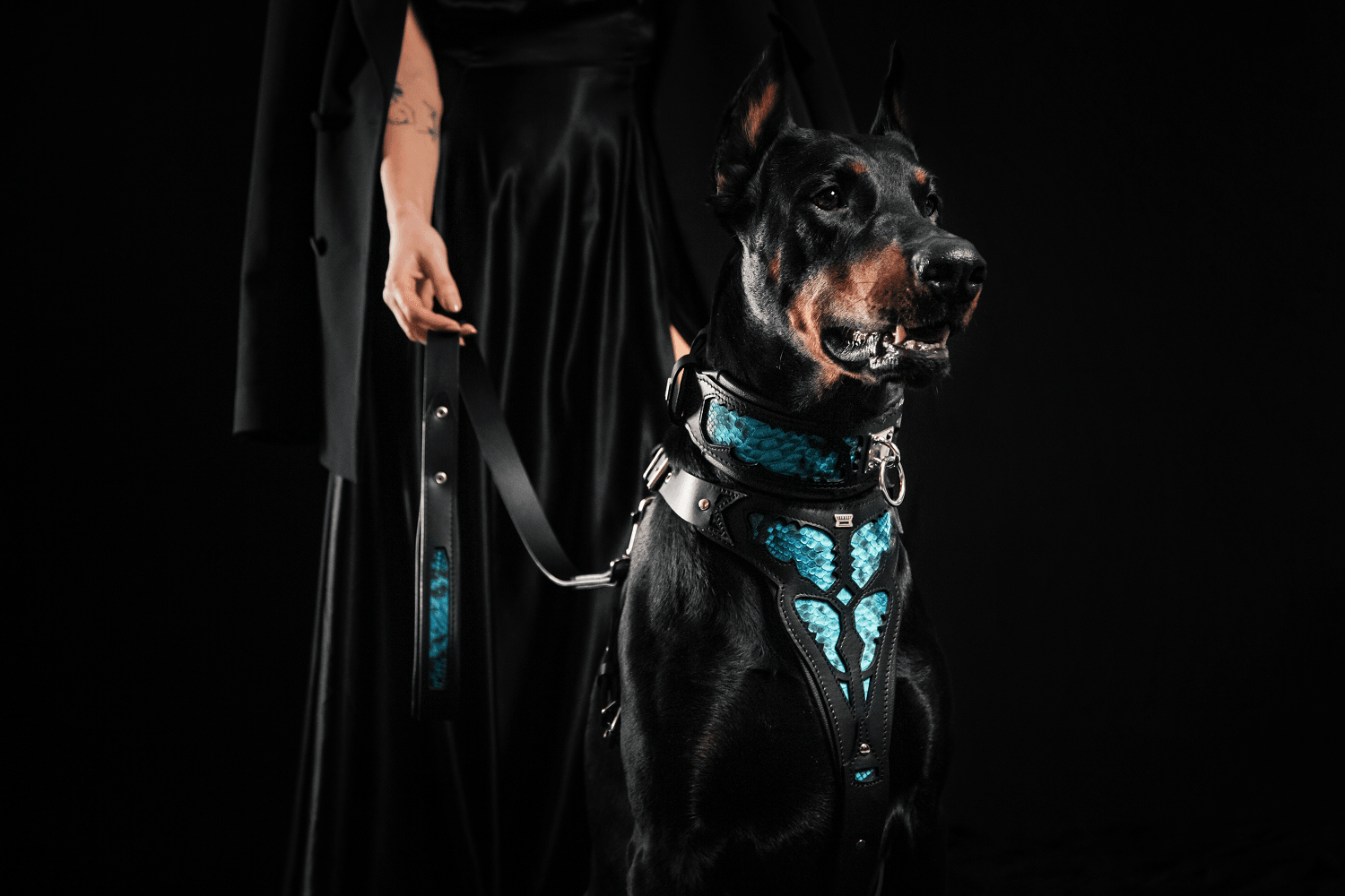 The ''Morelia Python'' leash by Bestia Dog Gear