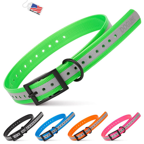 Biothane E-Collar Replacement Reflective Strap by Dogline