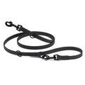 Biothane Adjustable Multi-Purpose Dog Leash with Black Hardware, 7FT by Dogline