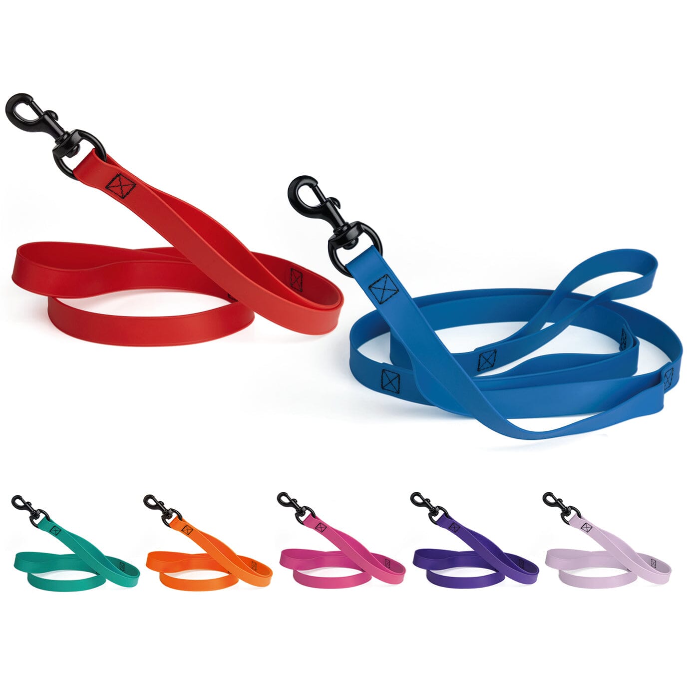 Biothane Waterproof Multi-Handle Dog Leash by Dogline