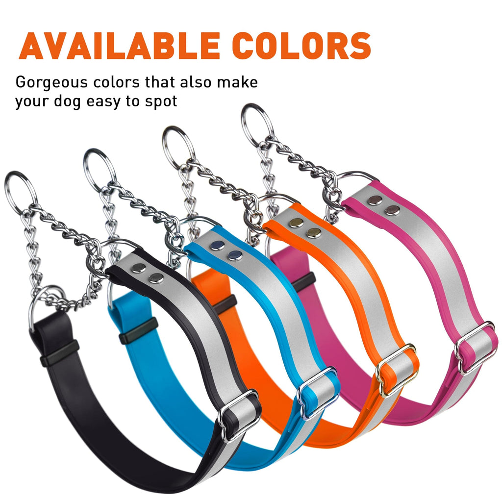 Reflective Biothane Martingale Collar for Dogs by Dogline