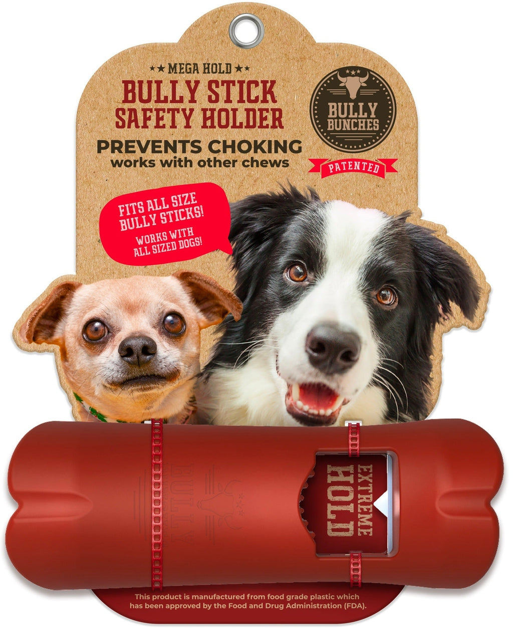 Bully Stick Safety Holder by Bully Bunches