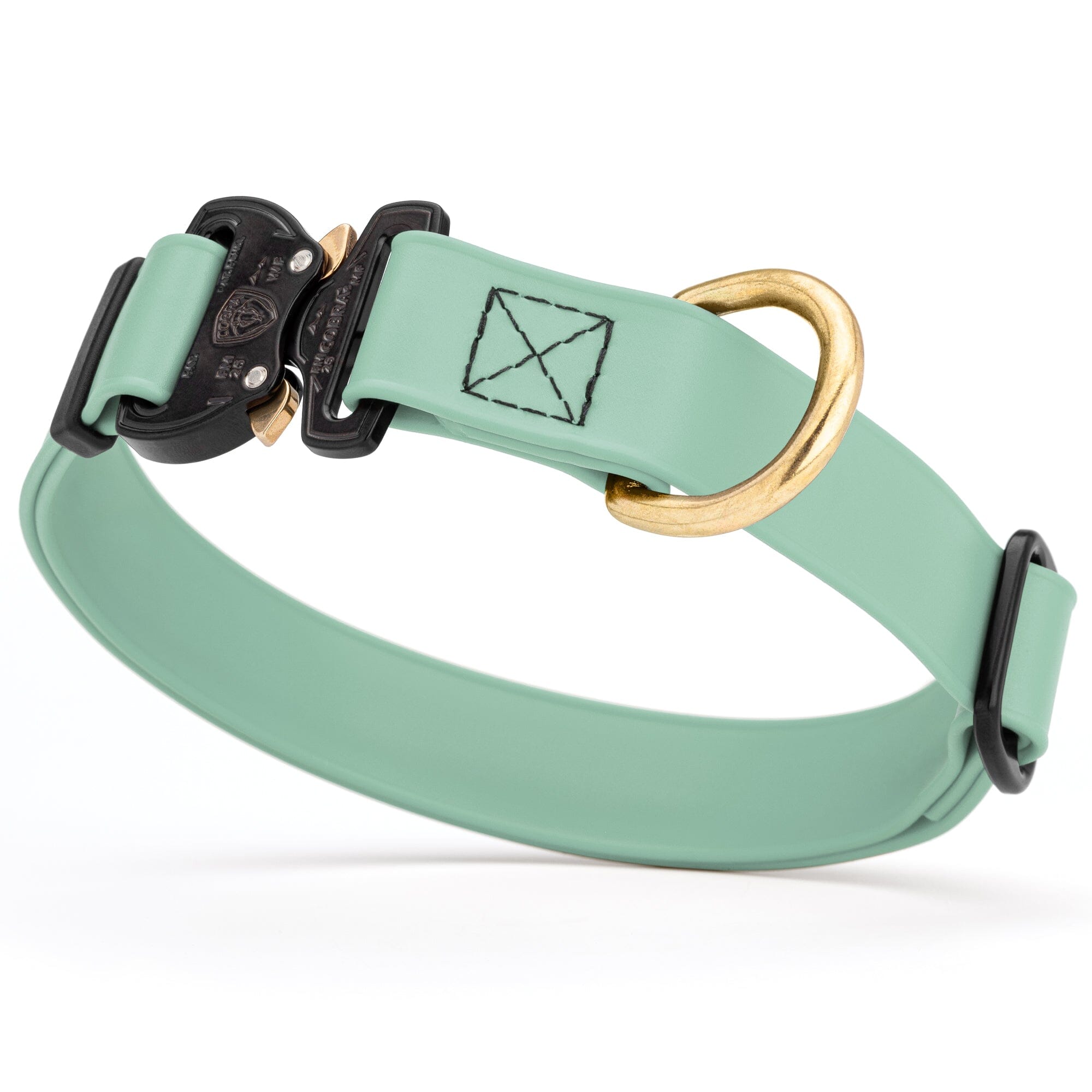 Viper BioThane Dog Collar with Cobra Metal Buckle – Odor Resistant and Waterproof by Dogline