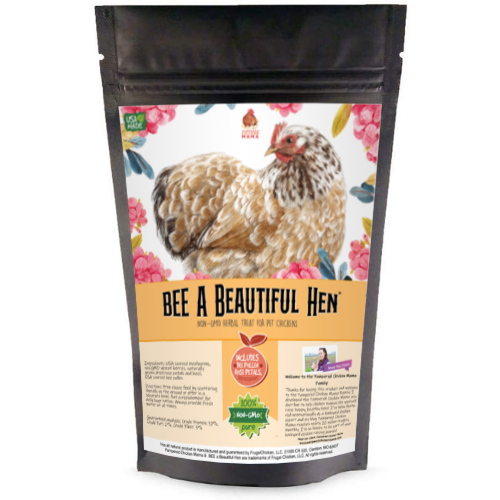 BEE A Beautiful Hen Herbal Treat With Mealworms, Wheat, & Rose Petals For Chickens by Dahlia Pets