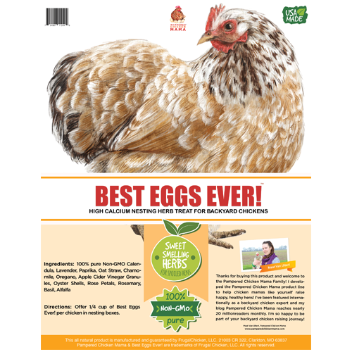Best Eggs Ever! Nesting Herbs (Chamomile, Roses, Lavender, Cornflowers, & Calendula) For Pet Chickens by Dahlia Pets