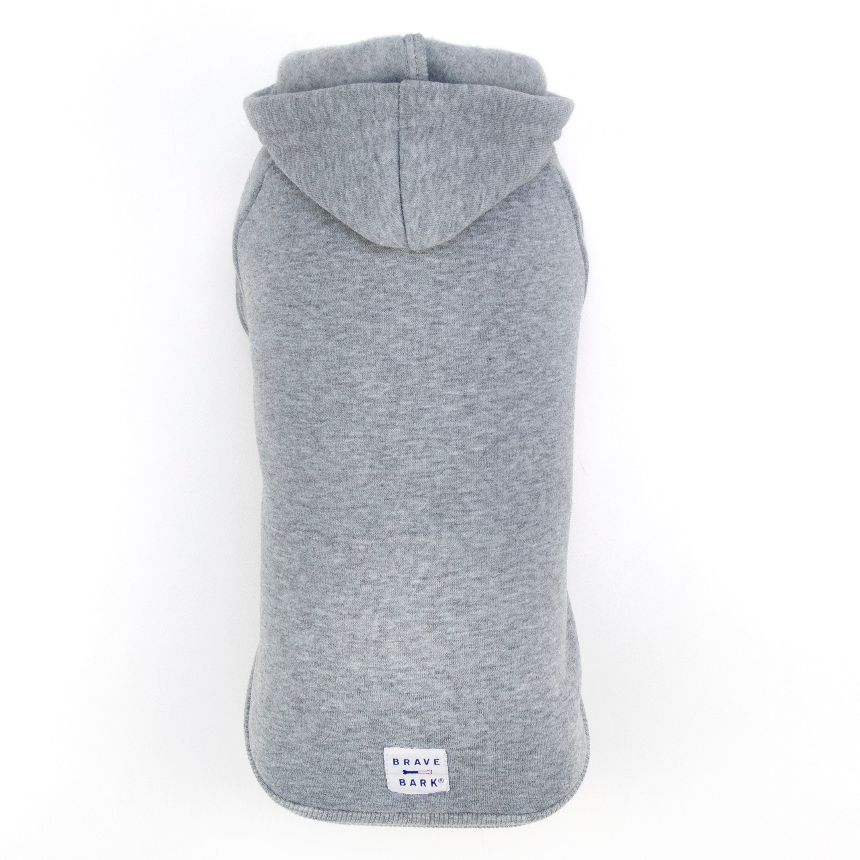 Brave Bark Hooded Dog Fleece - Heather Grey by GF Pet.us