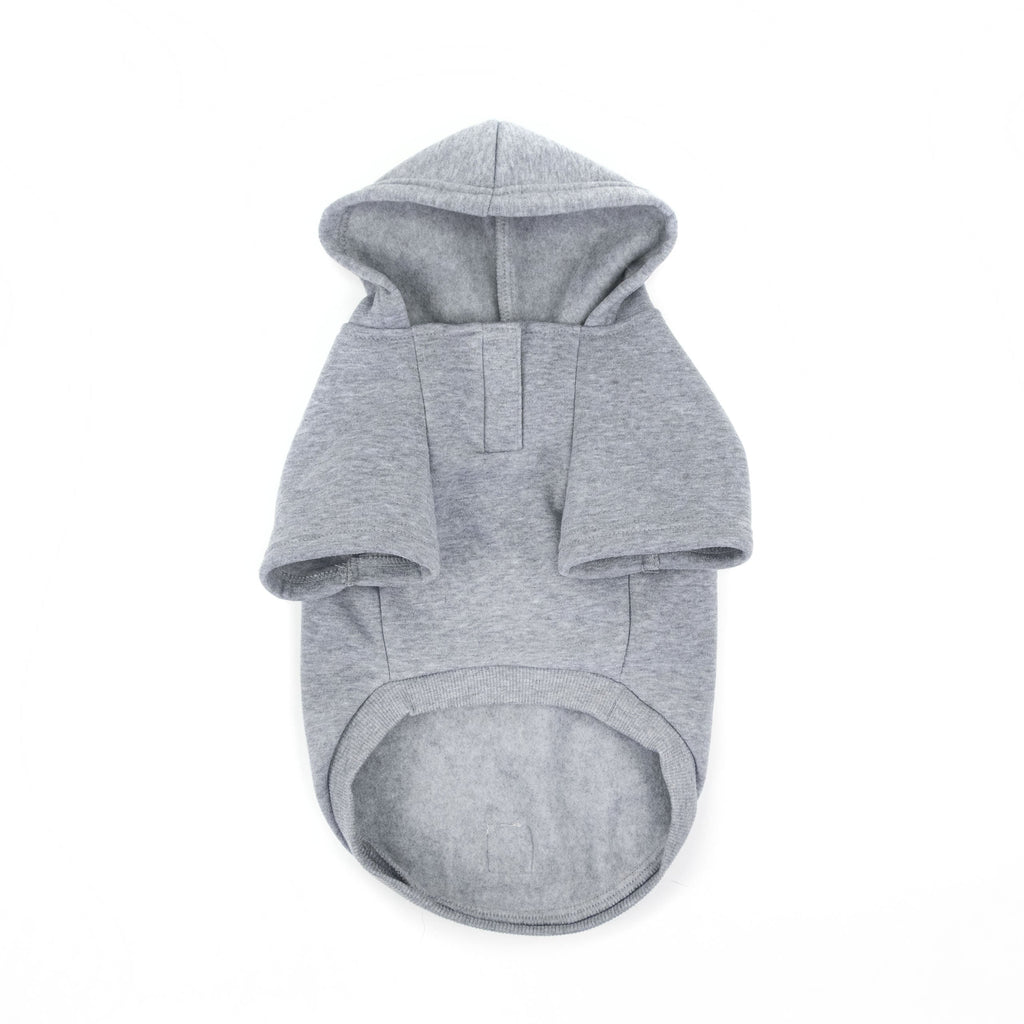 Brave Bark Hooded Dog Fleece - Heather Grey by GF Pet.us