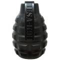 USA-K9 Grenade Shaped eDispenser Durable Dog Chew Toy & Treat Dispenser - Magnum Black by SodaPup/True Dogs, LLC