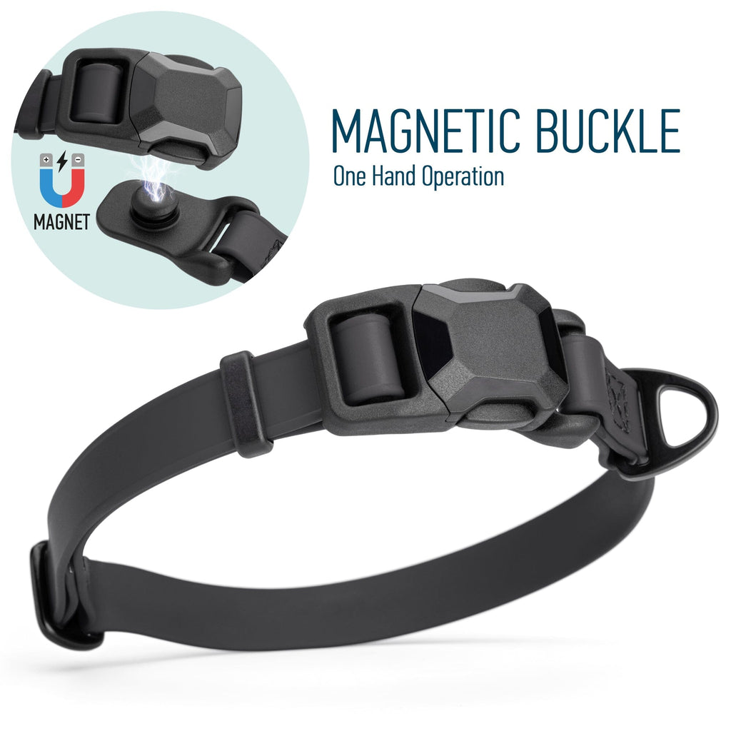 Biothane Waterproof Dog Collar with Magnetic Quick Release Buckle by Dogline