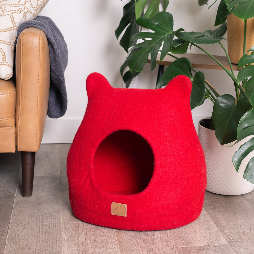 Chili Red | Ear Style Cave by Fuzzy Cove