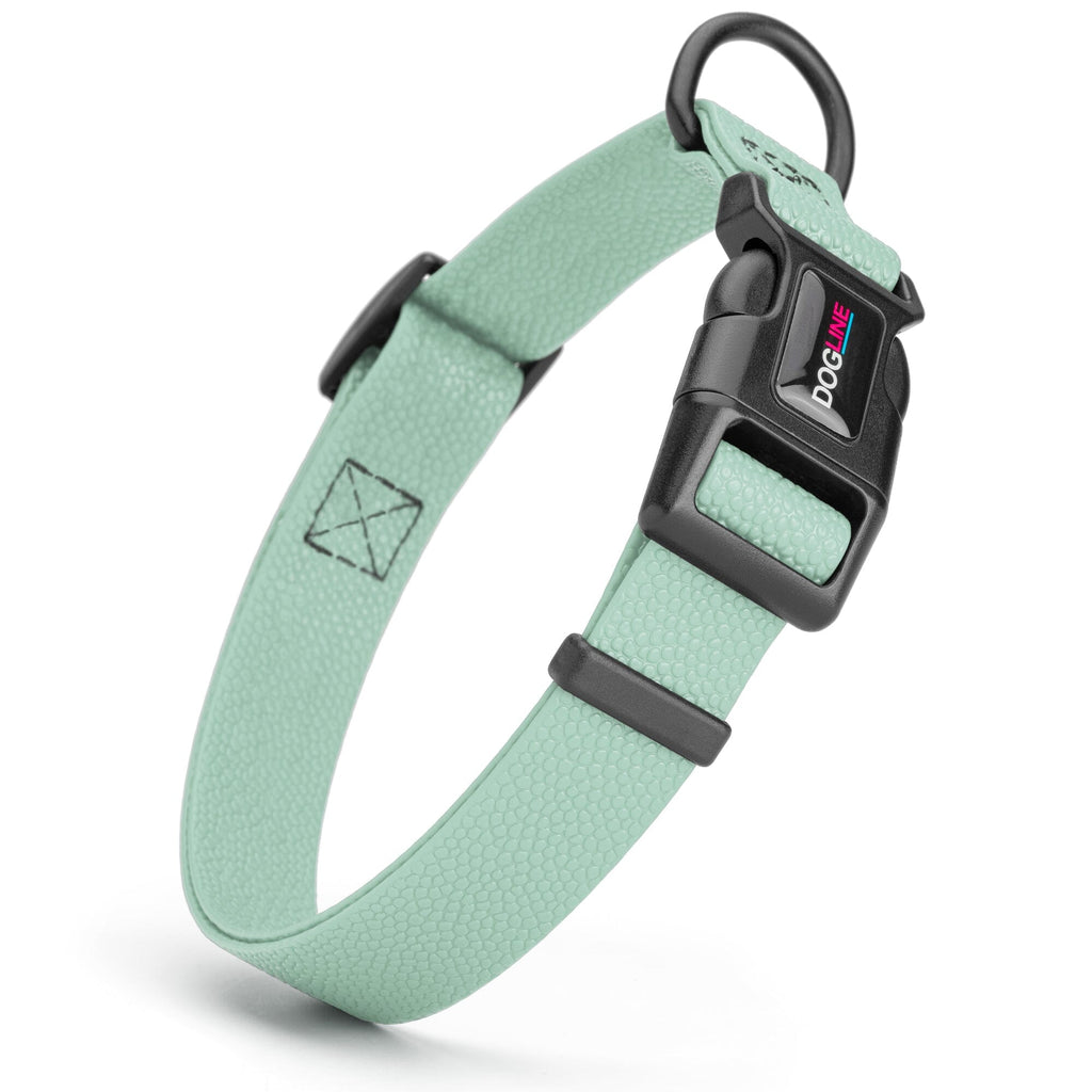 Pebble Emboss Biothane Dog Collar with Quick Release Buckle by Dogline