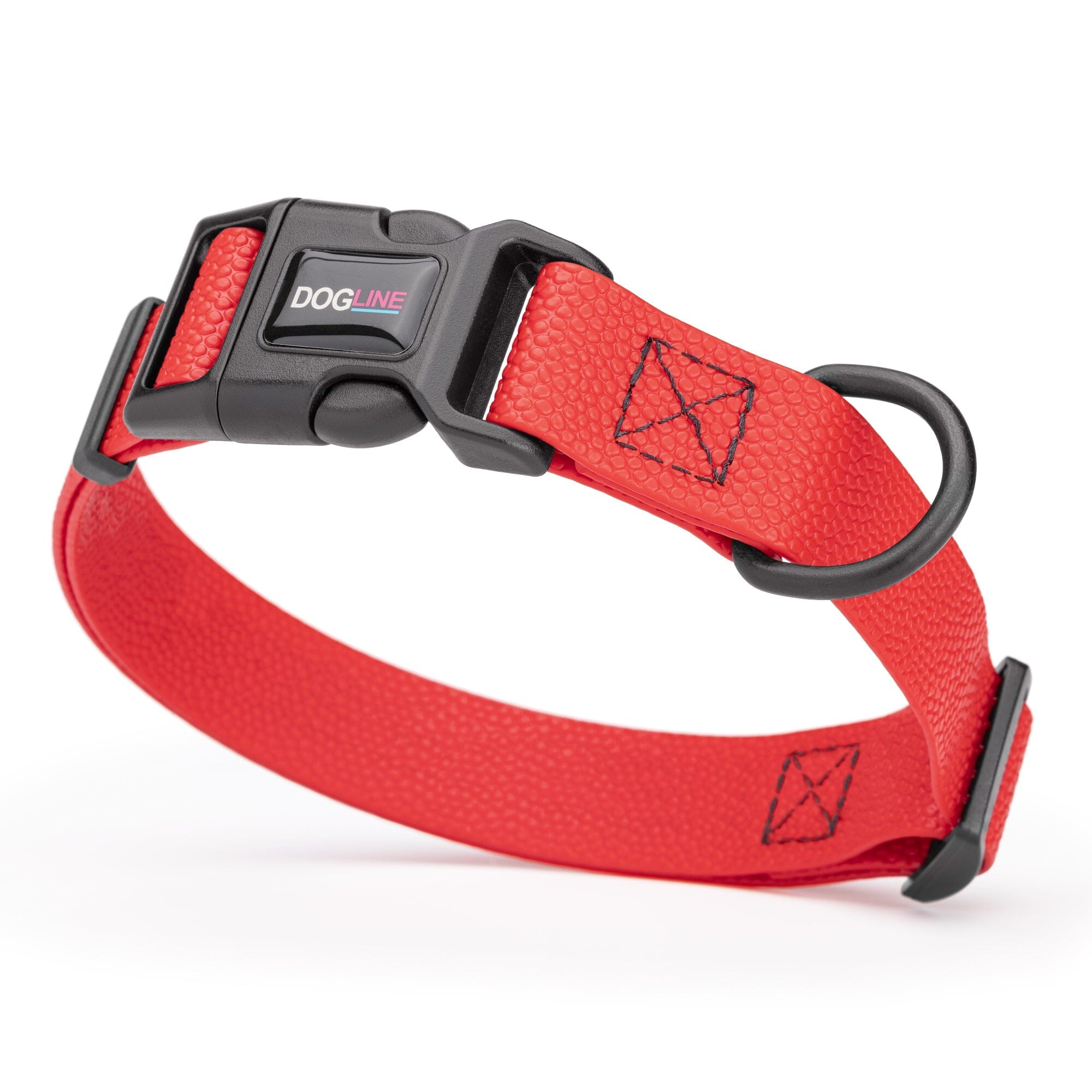 Pebble Emboss Biothane Dog Collar with Quick Release Buckle by Dogline