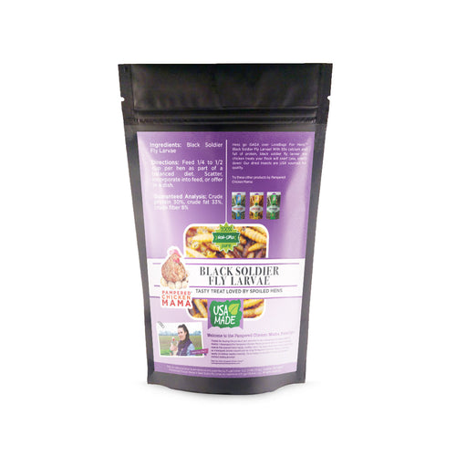 Black Soldier Fly Larvae (From NORTH AMERICA!!) -- LoveBugs For Hens (TM) by Dahlia Pets