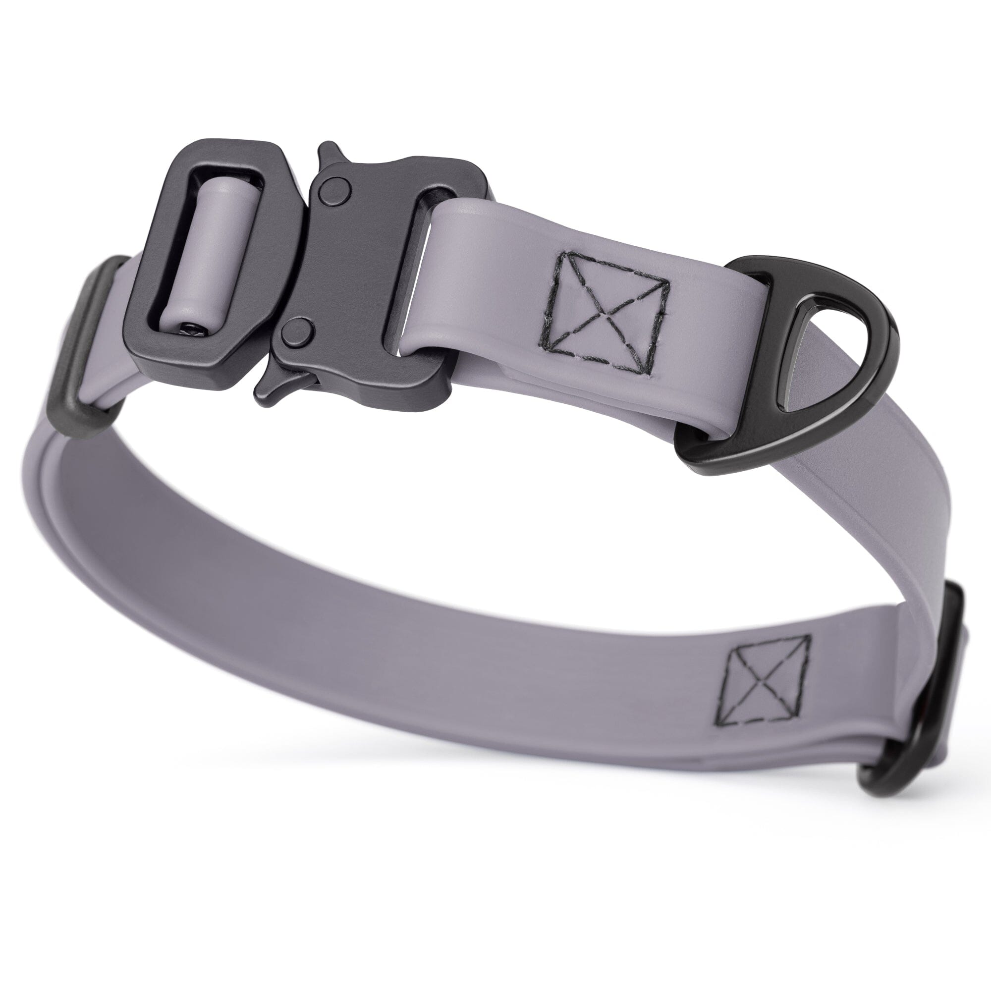 Dogline BioThane Dog Collar with Stab-Lock Quick Release Buckle by Dogline