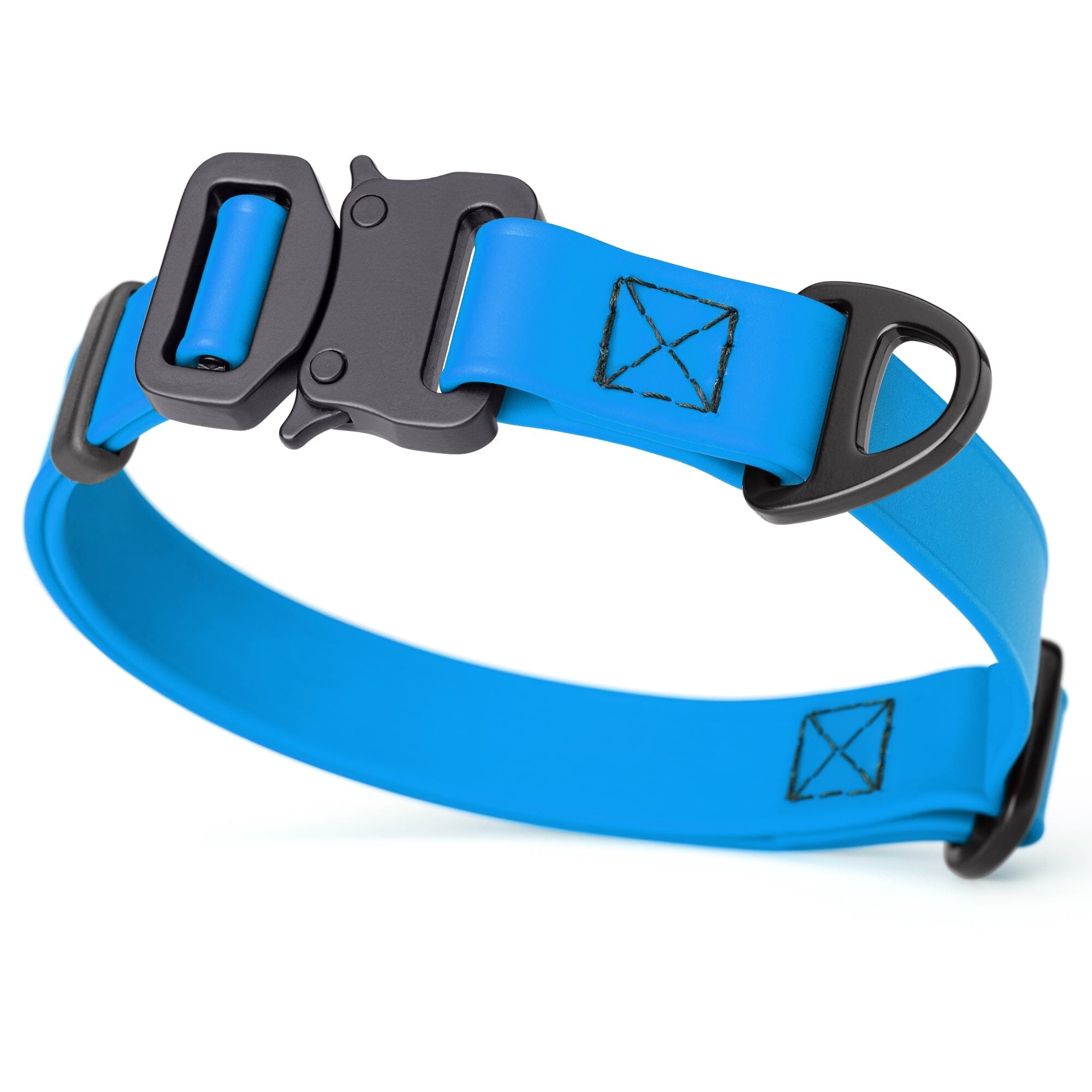 Dogline BioThane Dog Collar with Stab-Lock Quick Release Buckle by Dogline