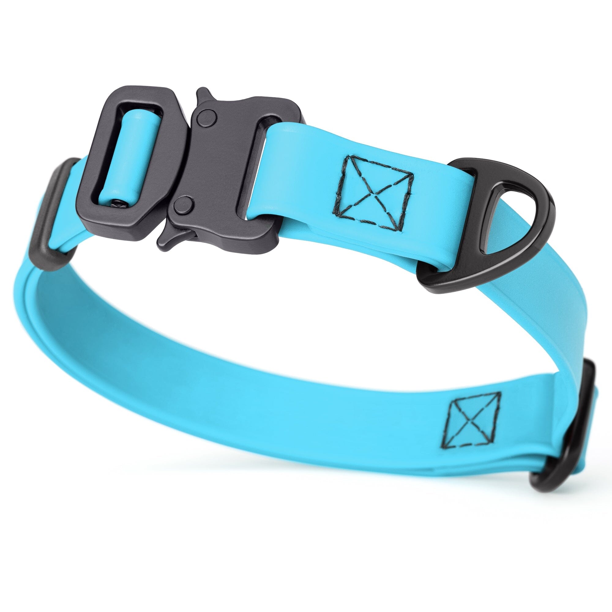 Dogline BioThane Dog Collar with Stab-Lock Quick Release Buckle by Dogline