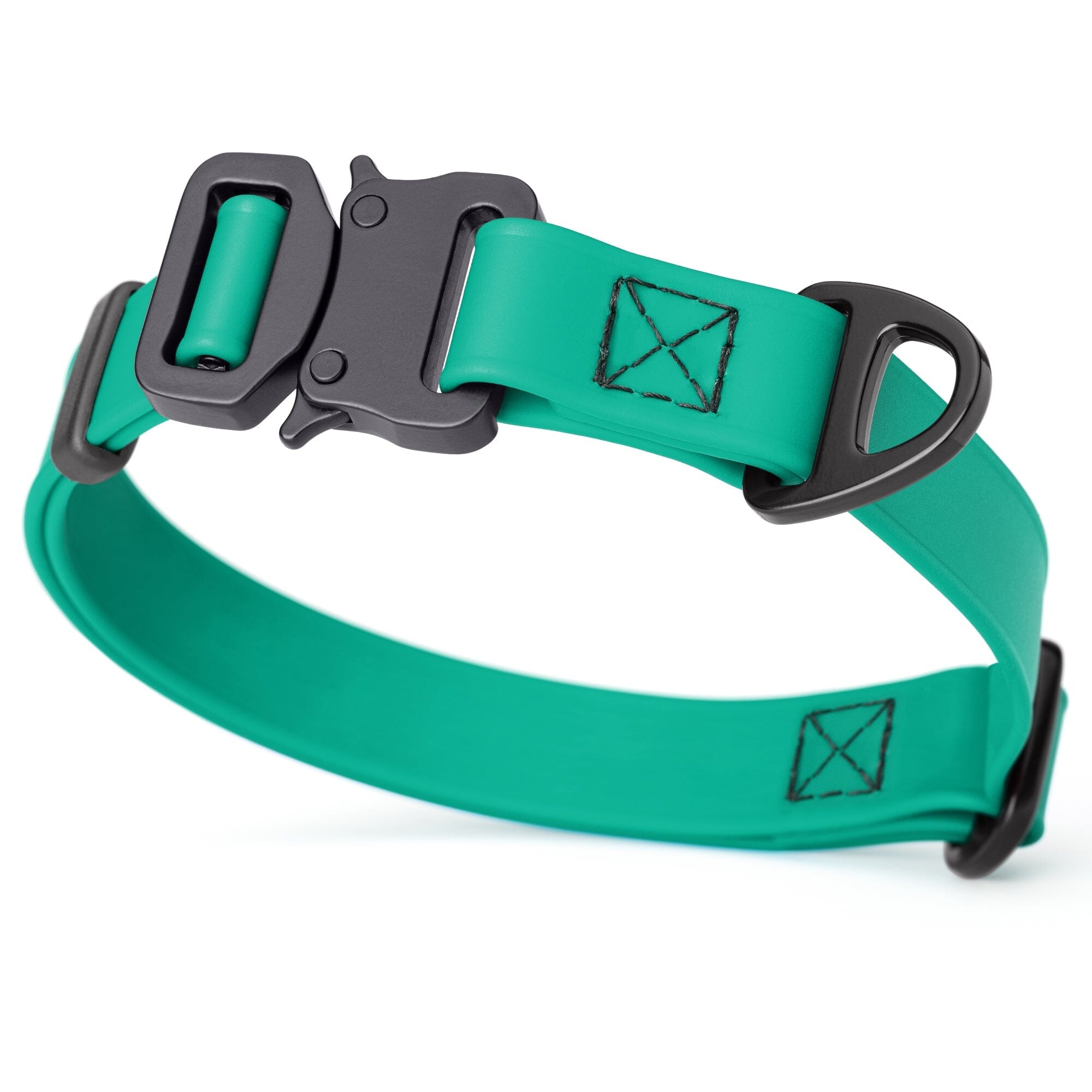 Dogline BioThane Dog Collar with Stab-Lock Quick Release Buckle by Dogline