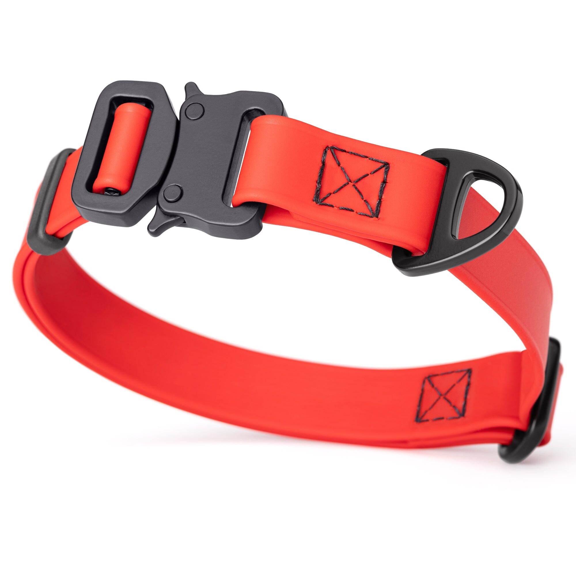 Dogline BioThane Dog Collar with Stab-Lock Quick Release Buckle by Dogline