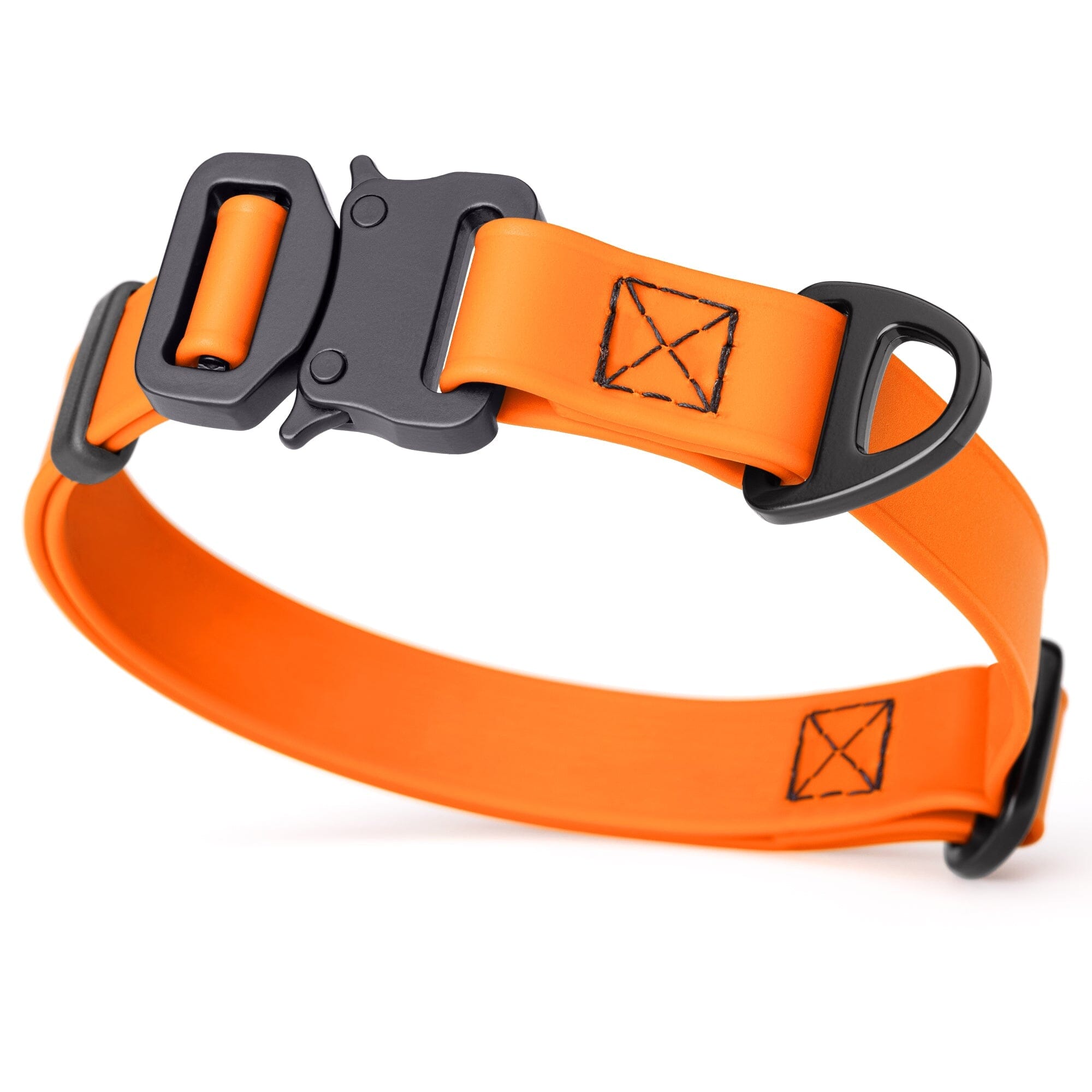 Dogline BioThane Dog Collar with Stab-Lock Quick Release Buckle by Dogline