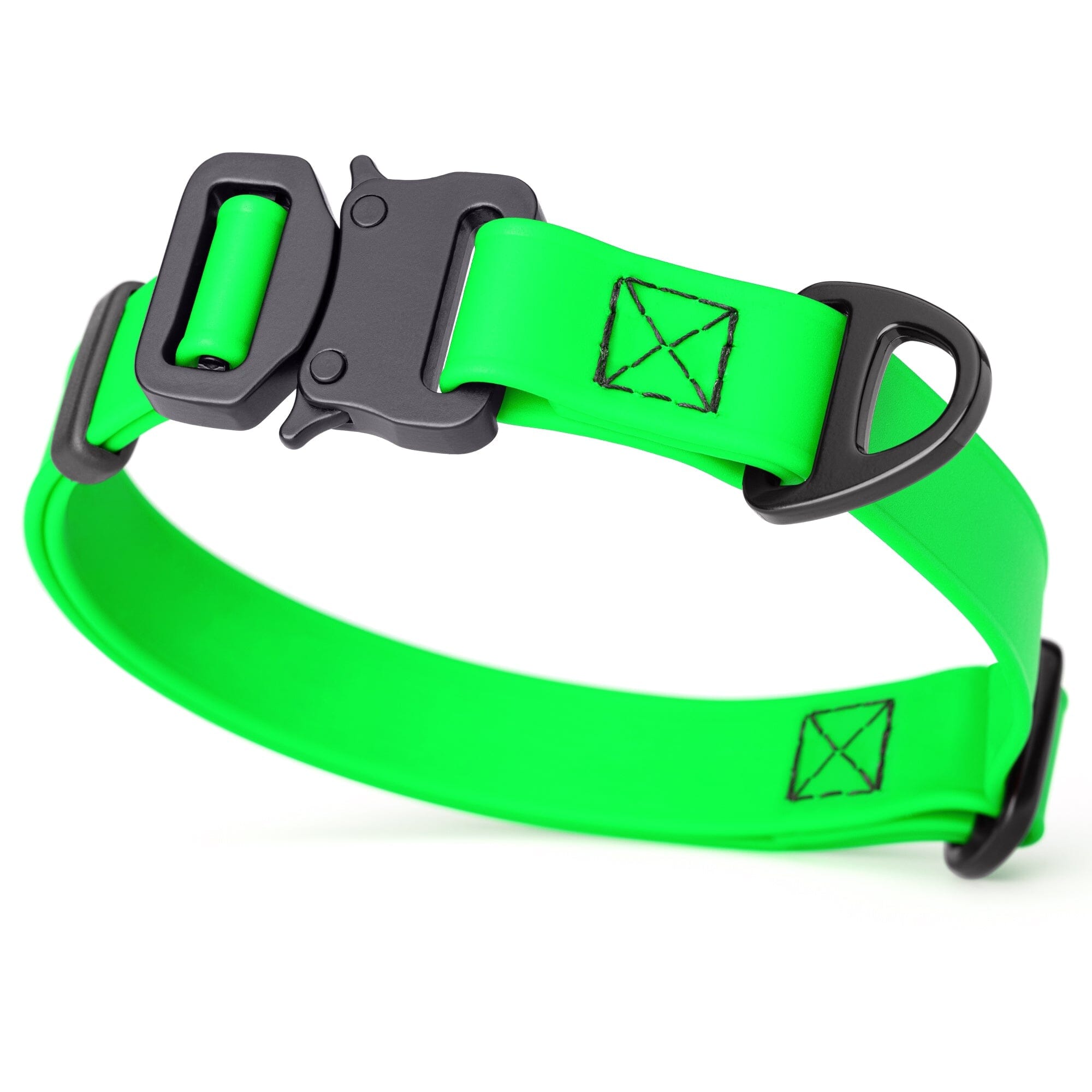 Dogline BioThane Dog Collar with Stab-Lock Quick Release Buckle by Dogline