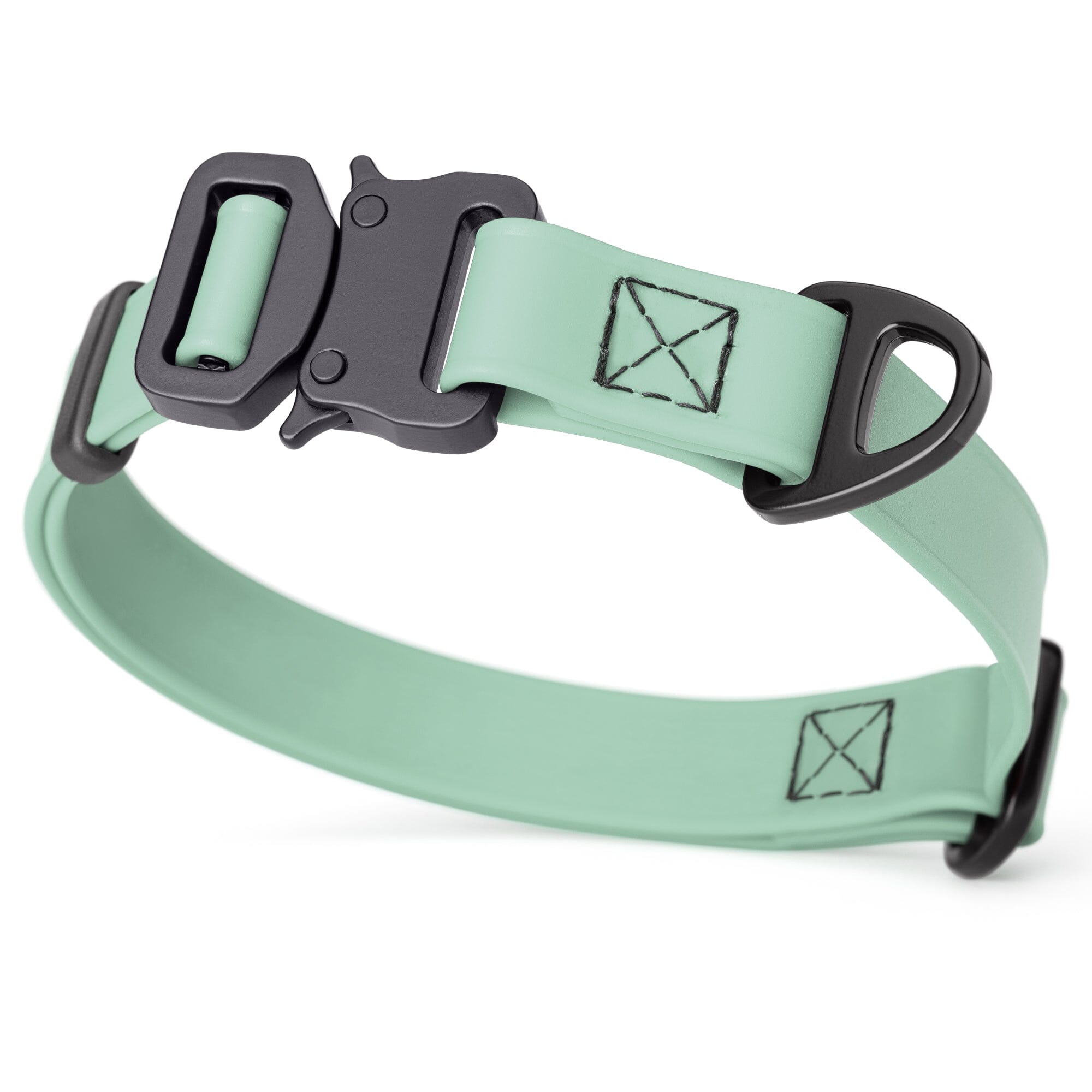 Dogline BioThane Dog Collar with Stab-Lock Quick Release Buckle by Dogline
