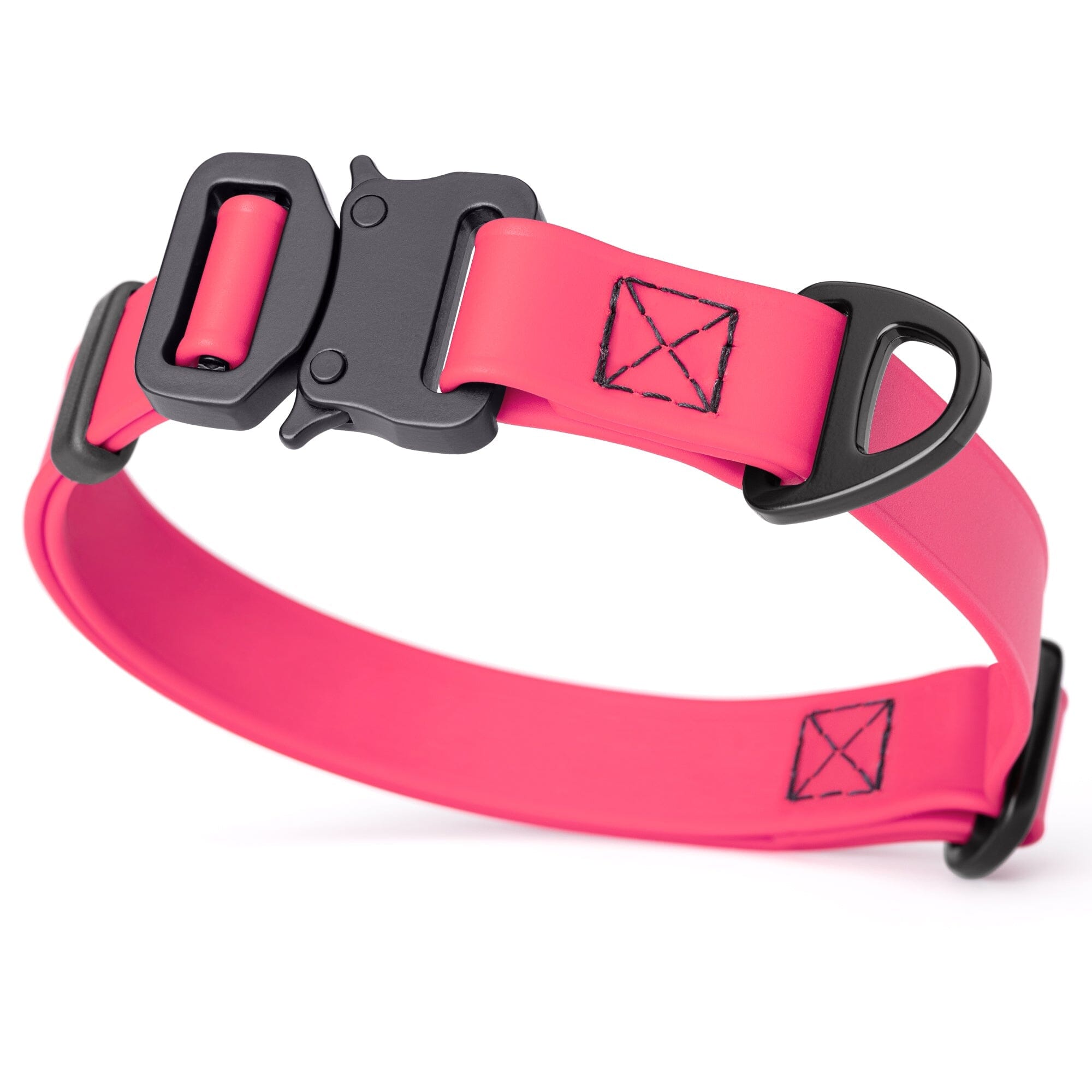Dogline BioThane Dog Collar with Stab-Lock Quick Release Buckle by Dogline