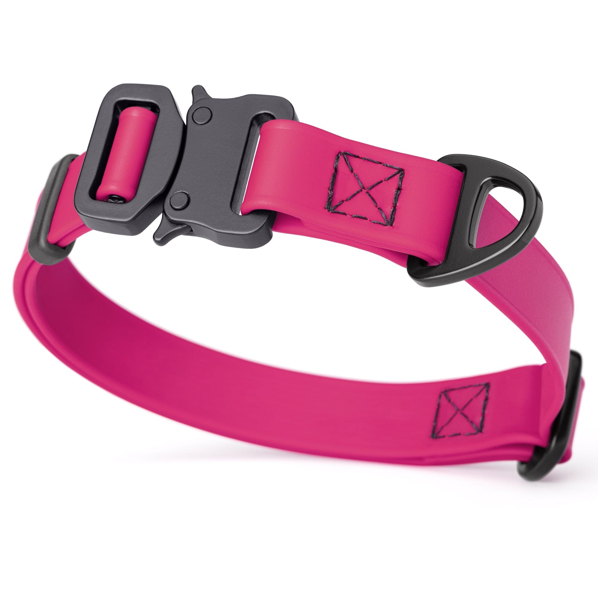 Dogline BioThane Dog Collar with Stab-Lock Quick Release Buckle by Dogline