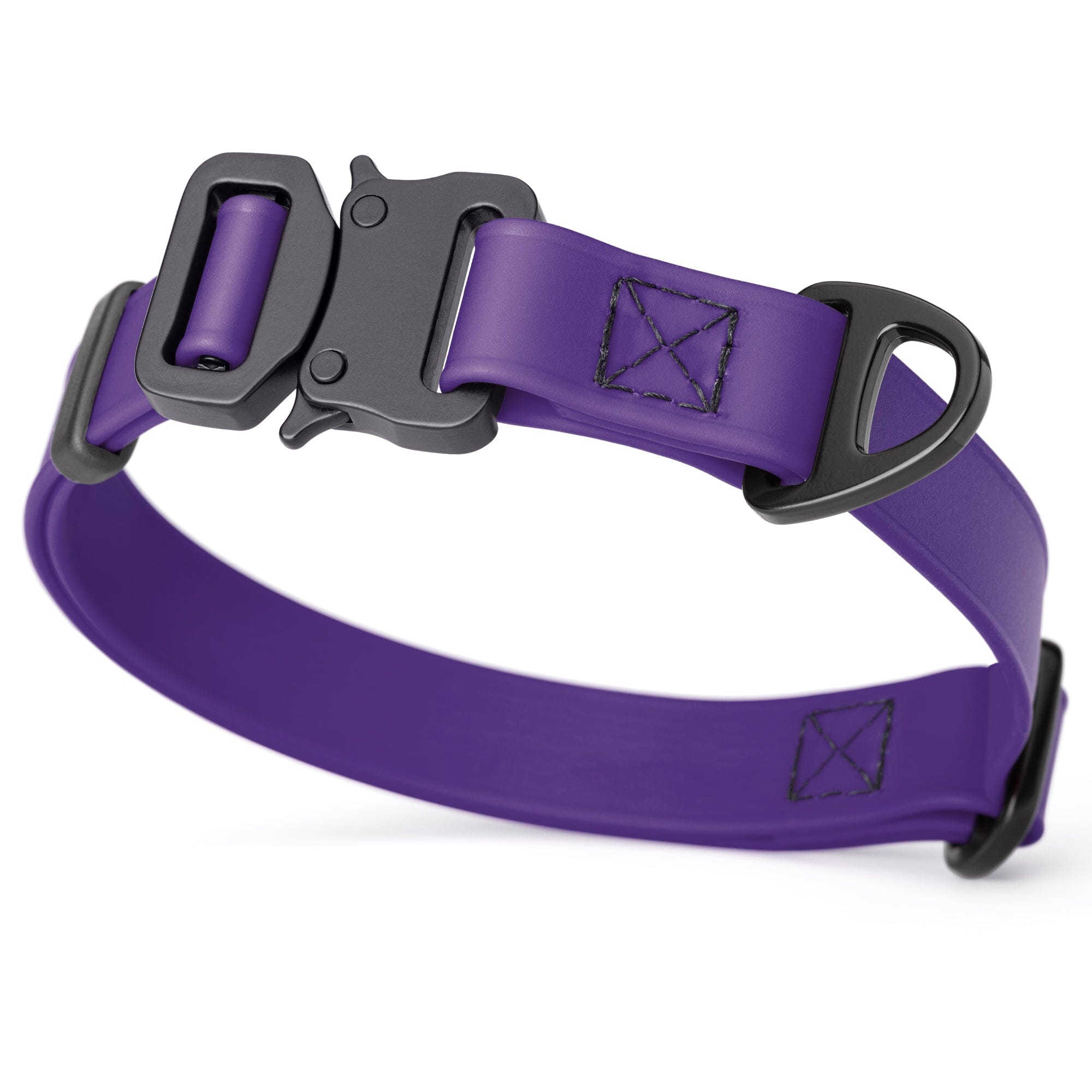 Dogline BioThane Dog Collar with Stab-Lock Quick Release Buckle by Dogline