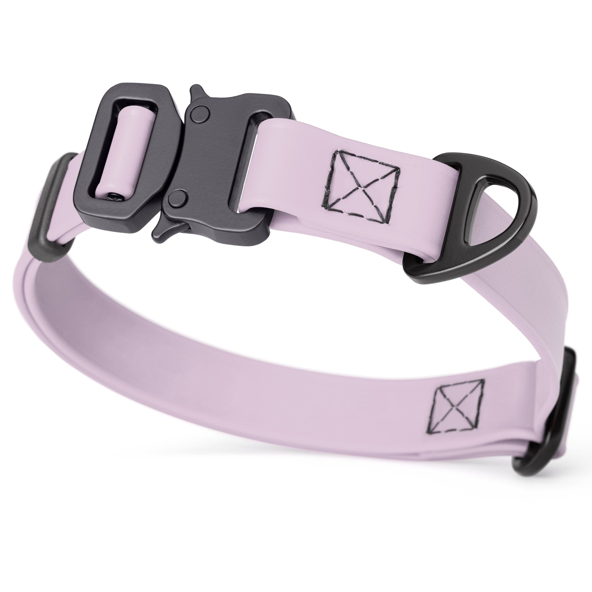 Dogline BioThane Dog Collar with Stab-Lock Quick Release Buckle by Dogline