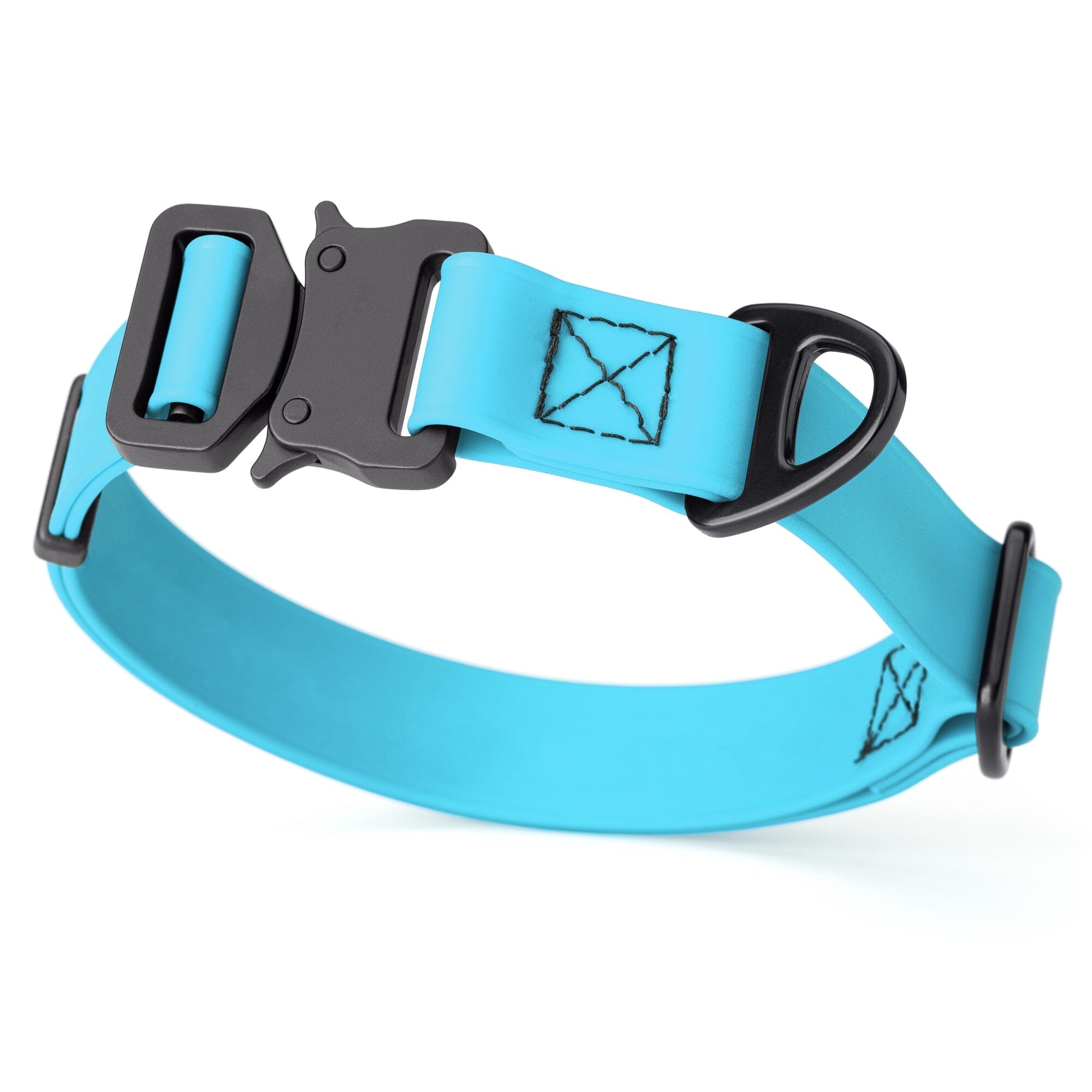 Dogline BioThane Dog Collar with Stab-Lock Quick Release Buckle by Dogline