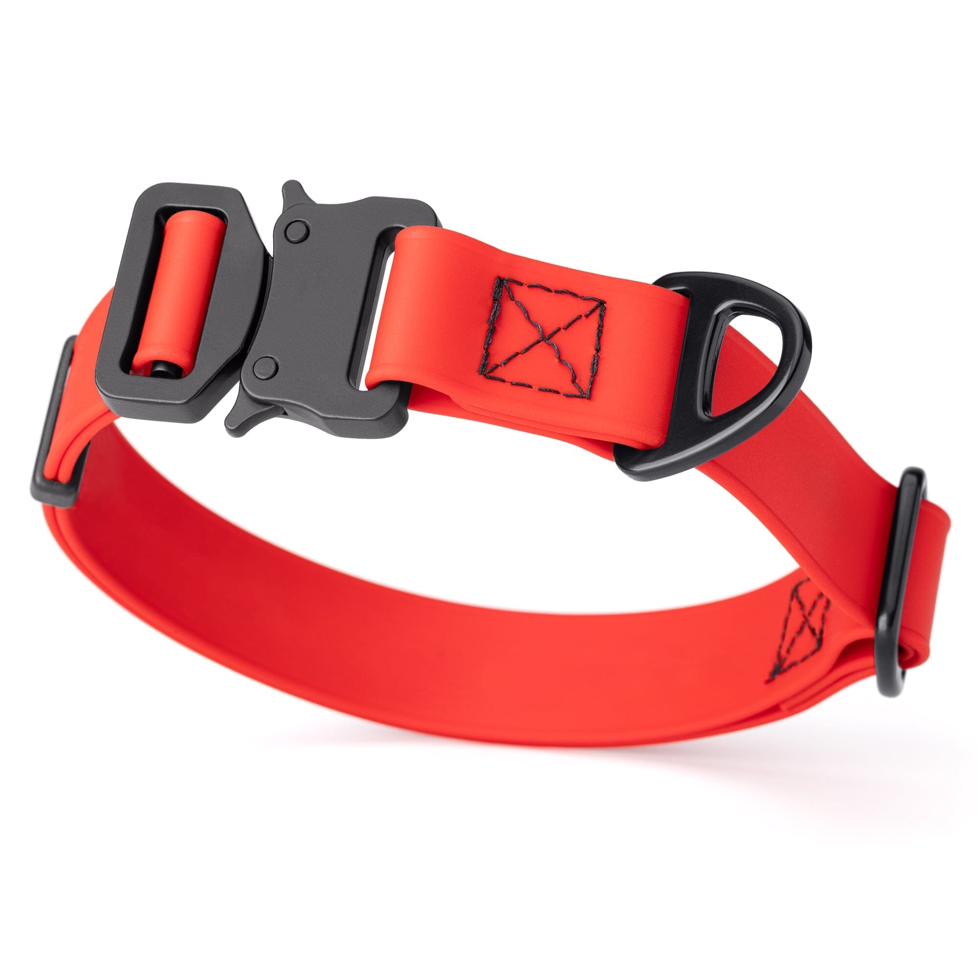 Dogline BioThane Dog Collar with Stab-Lock Quick Release Buckle by Dogline
