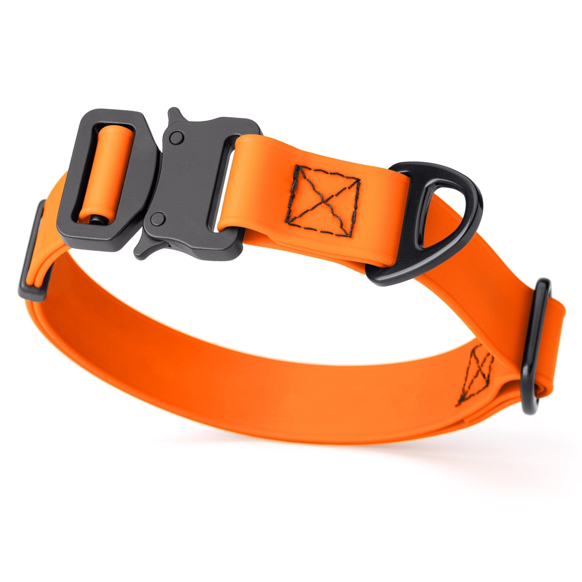 Dogline BioThane Dog Collar with Stab-Lock Quick Release Buckle by Dogline