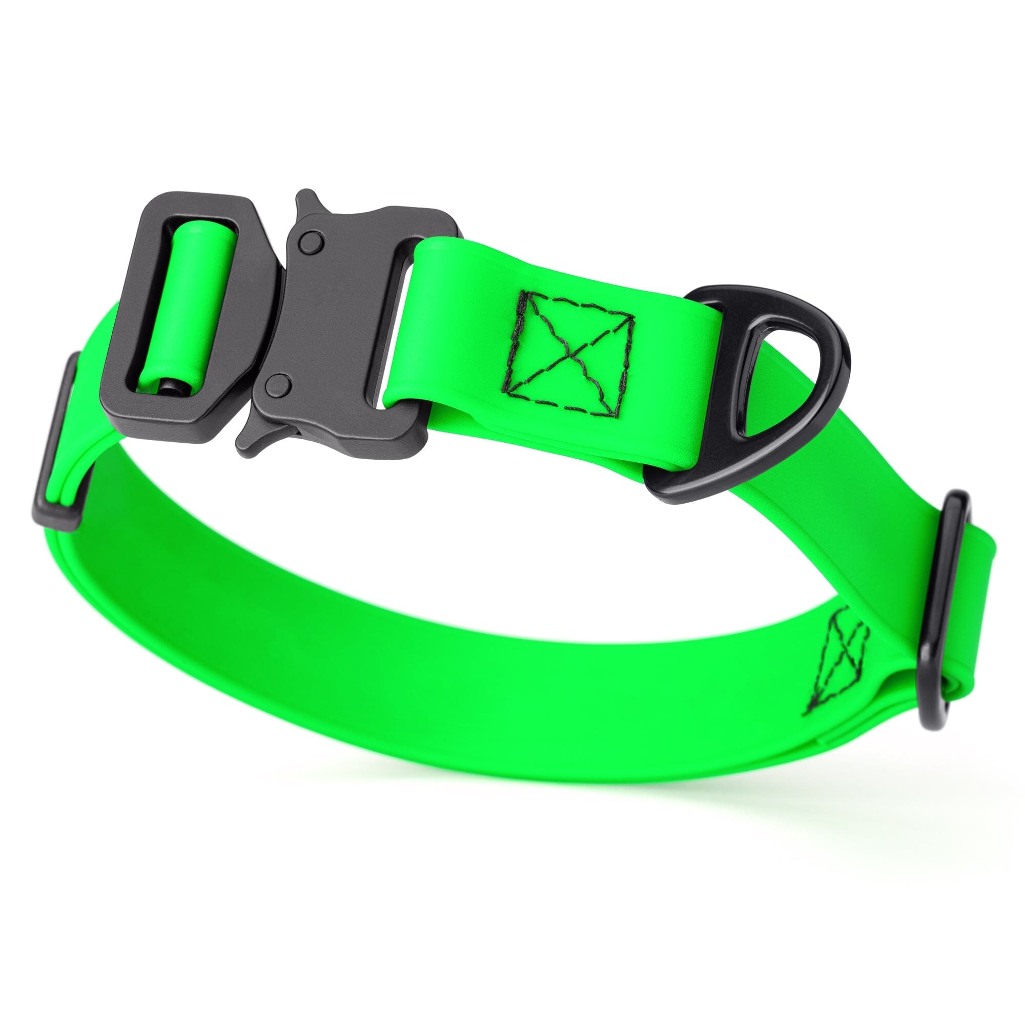 Dogline BioThane Dog Collar with Stab-Lock Quick Release Buckle by Dogline