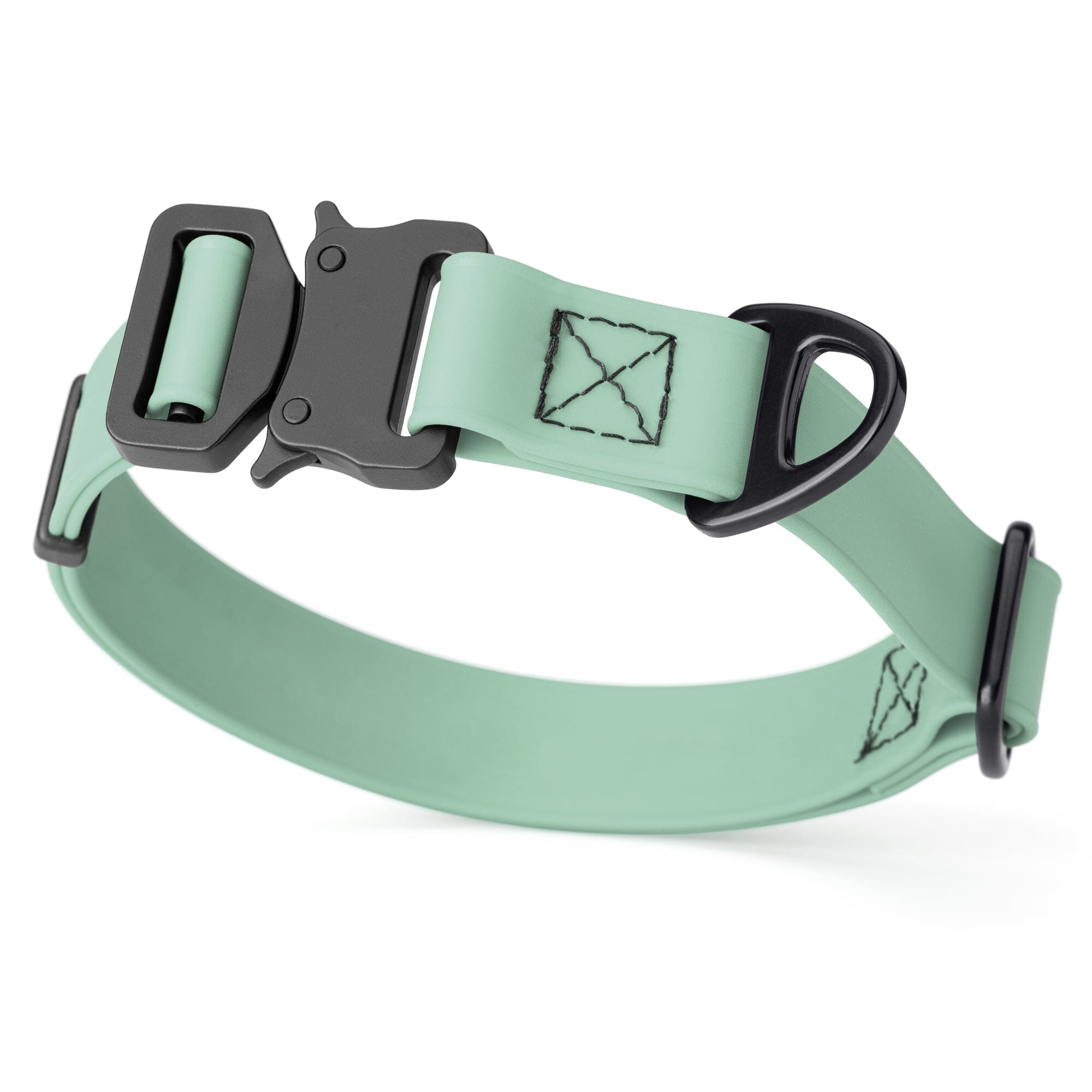 Dogline BioThane Dog Collar with Stab-Lock Quick Release Buckle by Dogline