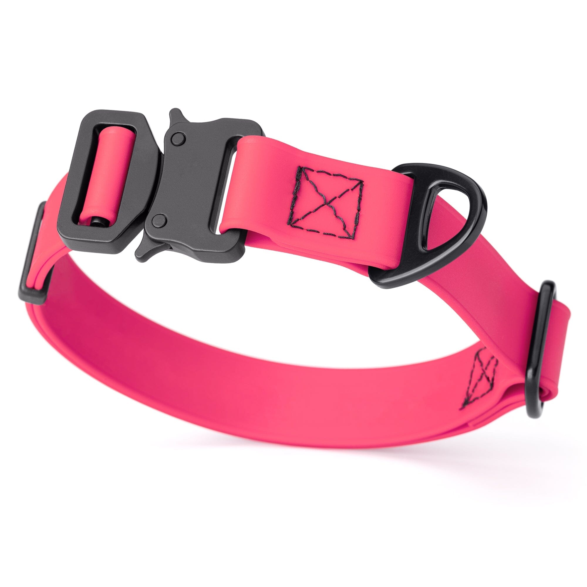 Dogline BioThane Dog Collar with Stab-Lock Quick Release Buckle by Dogline