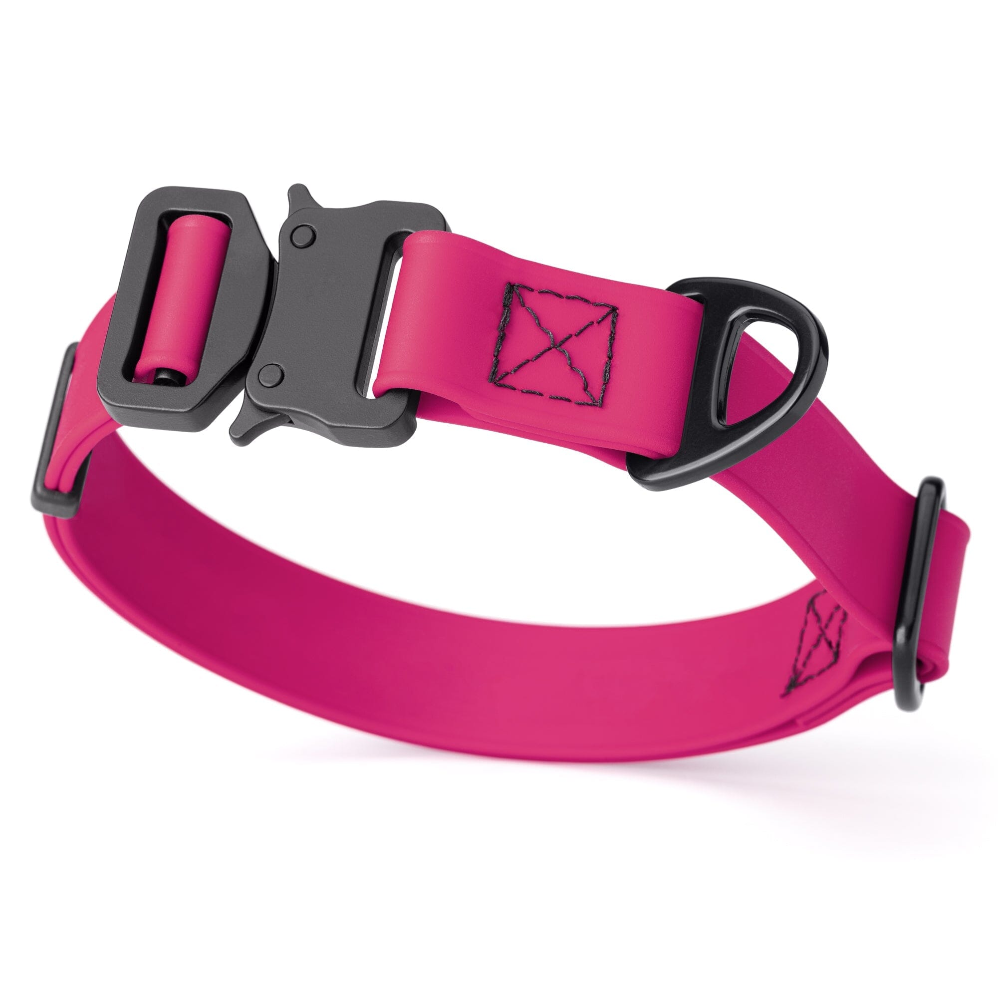 Dogline BioThane Dog Collar with Stab-Lock Quick Release Buckle by Dogline